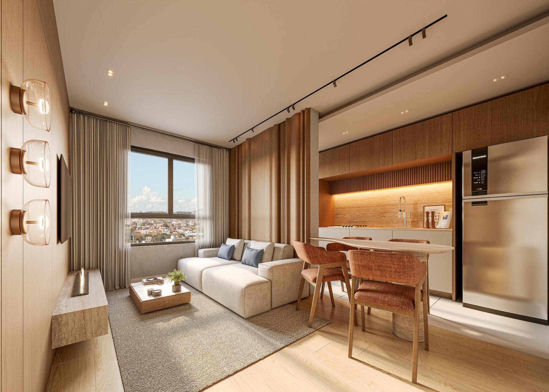 Apartamento 1 quarto à venda no Centro, Chapecó SC, com infraestrutura completa