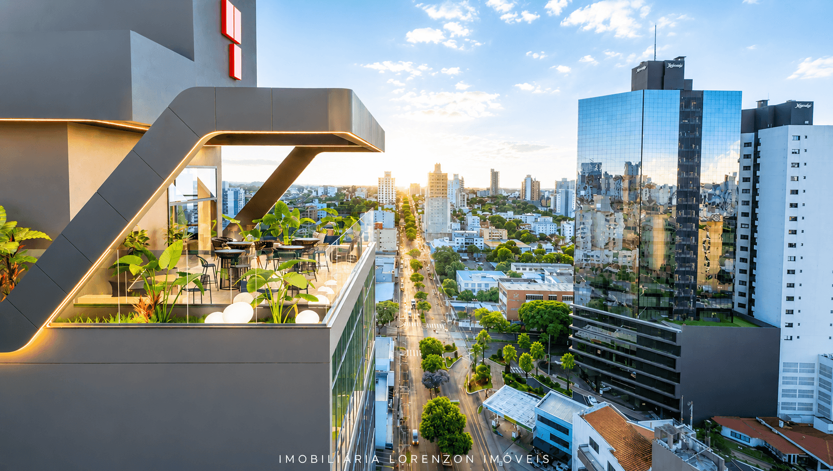 Sala Comercial a partir de 45,40 m² no Centro de Chapecó – Building Business 77