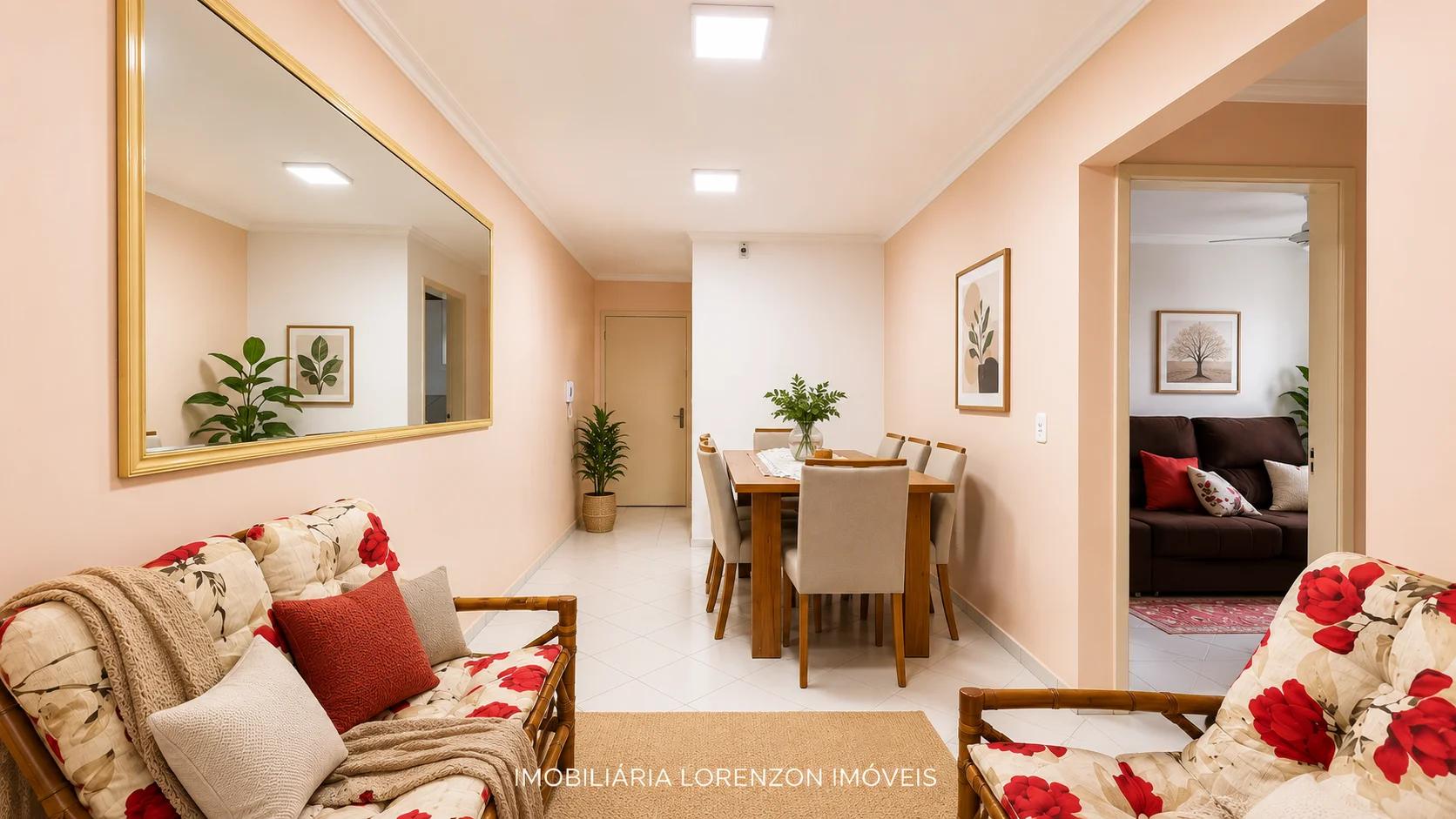 Apartamento de três dormitórios à venda no bairro Tonial em Xanxerê Santa Catarina, próximo ao Hospital São Paulo, com sacada e churrasqueira