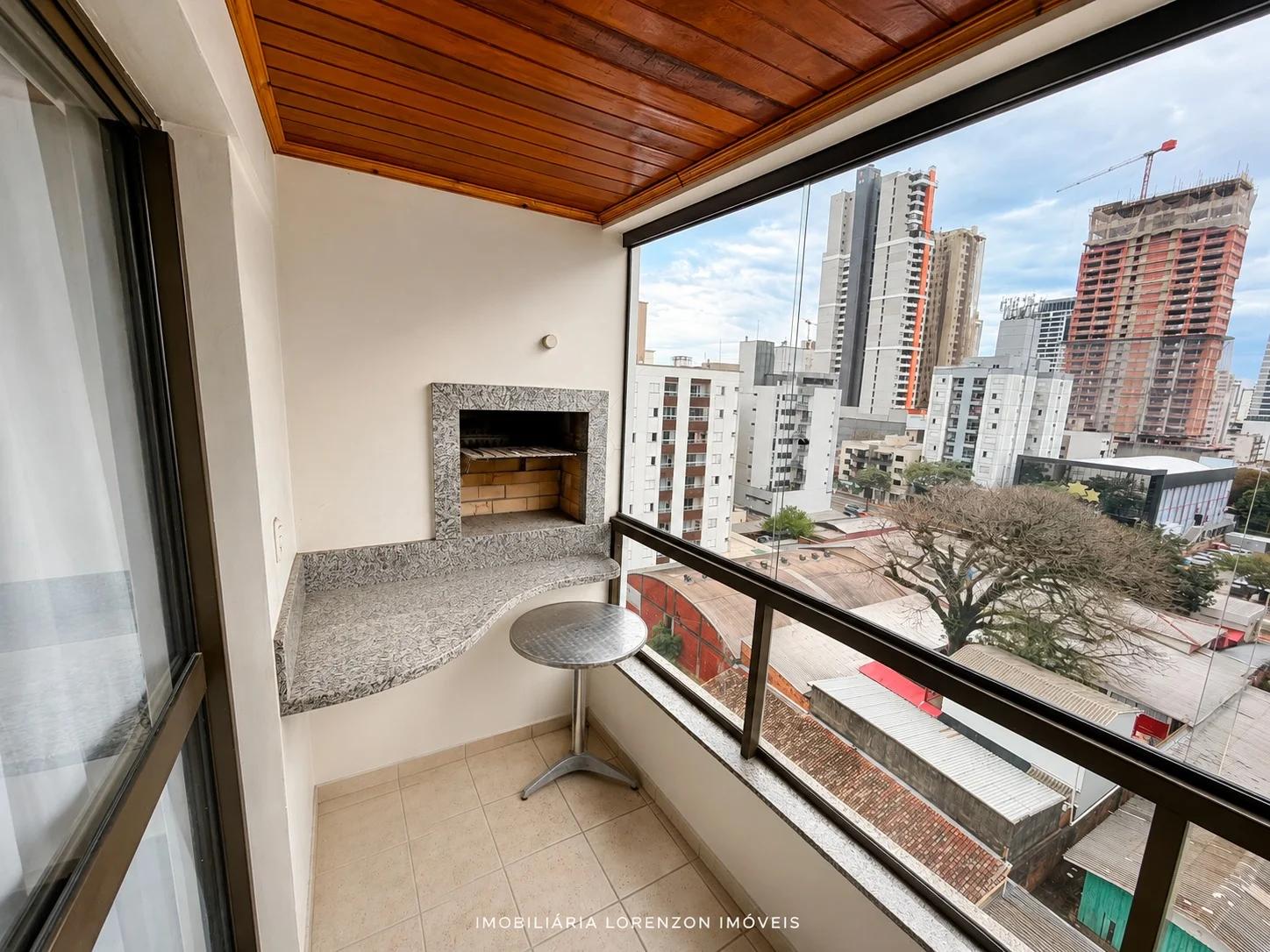 Apartamento 2 dormitórios à venda no Centro, Chapecó SC, mobiliado