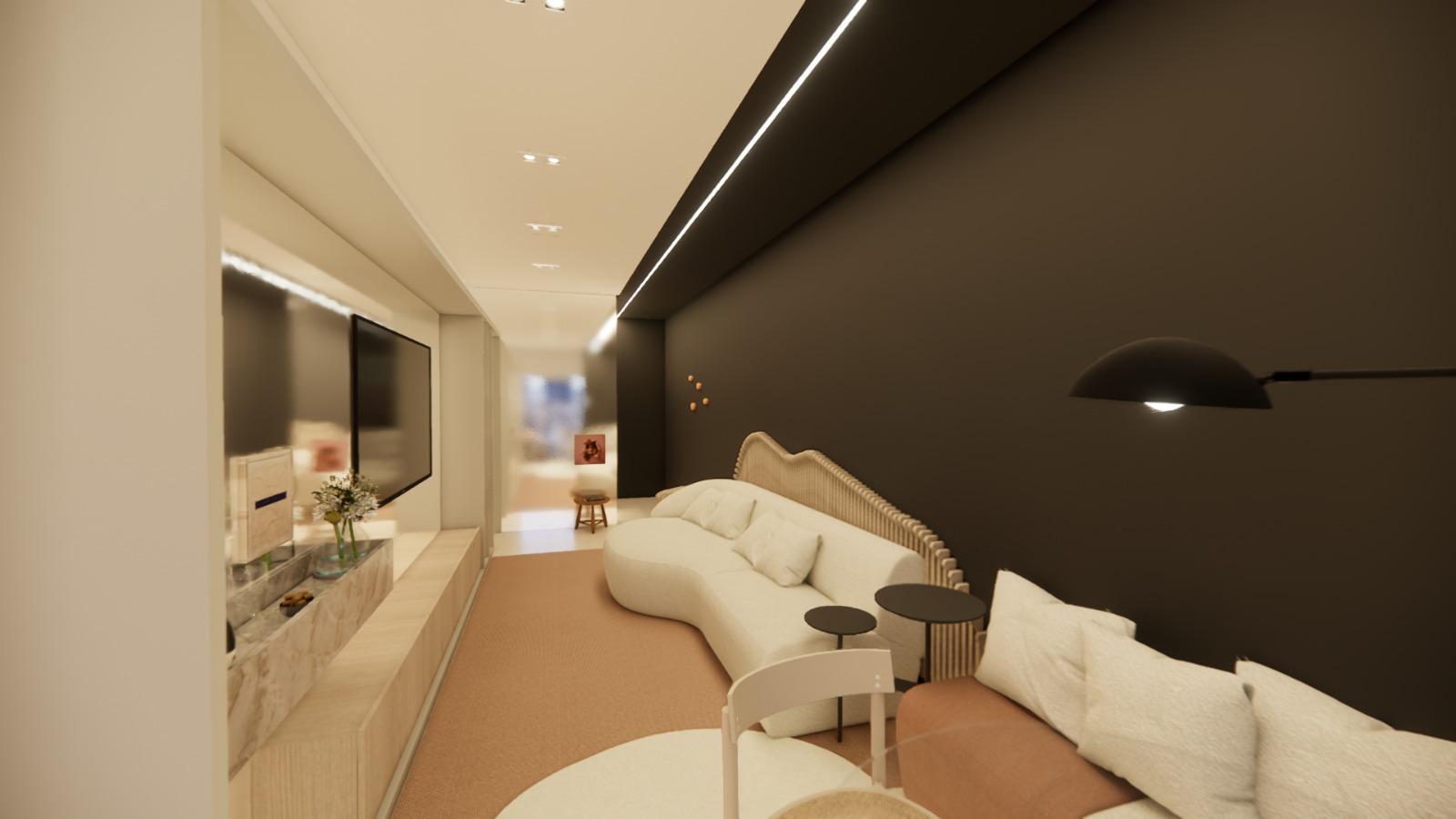 Apartamento com suíte e 1 quarto no Centro de Chapecó no Block Aparts