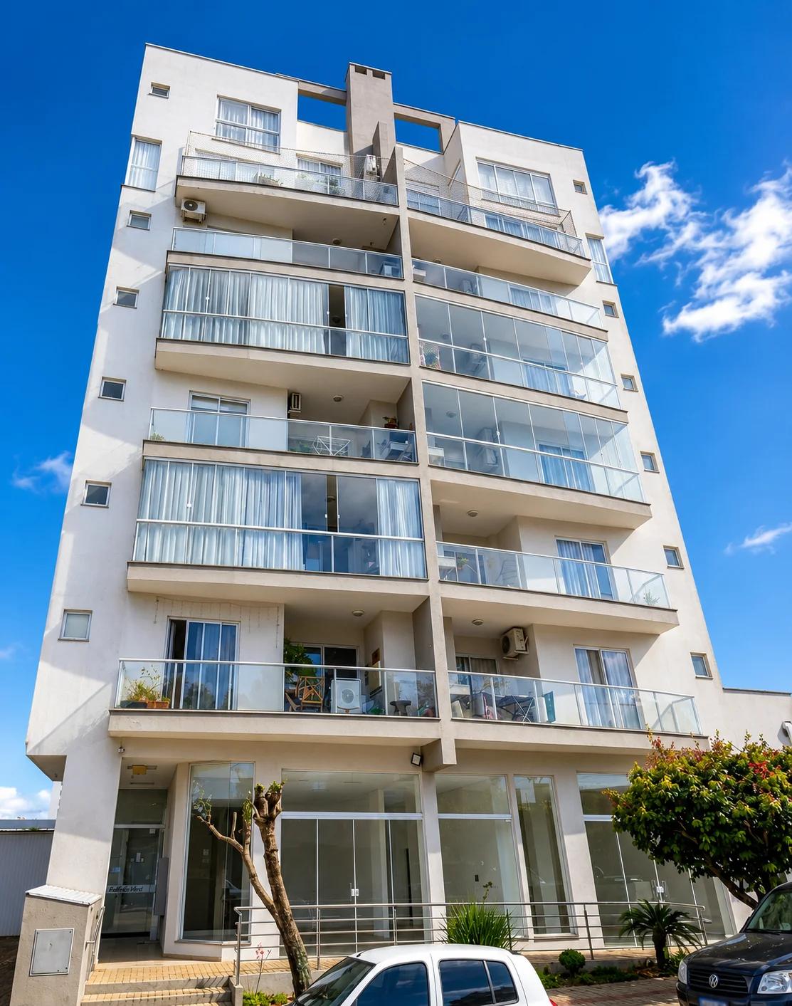 Apartamento 3 dormitórios à venda em Bortolon, Xanxerê SC, com sacada e churrasqueira