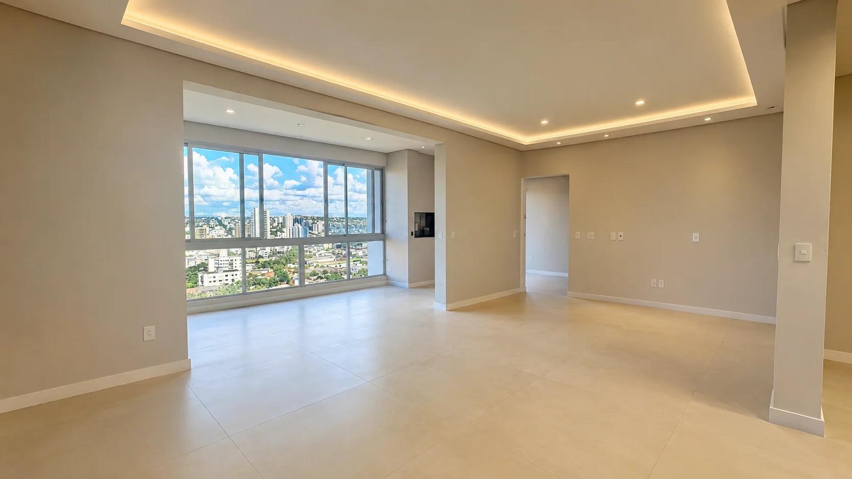 Apartamento com 3 suítes à venda no bairro Veneza, Xanxerê SC, em estado bruto para personalização
