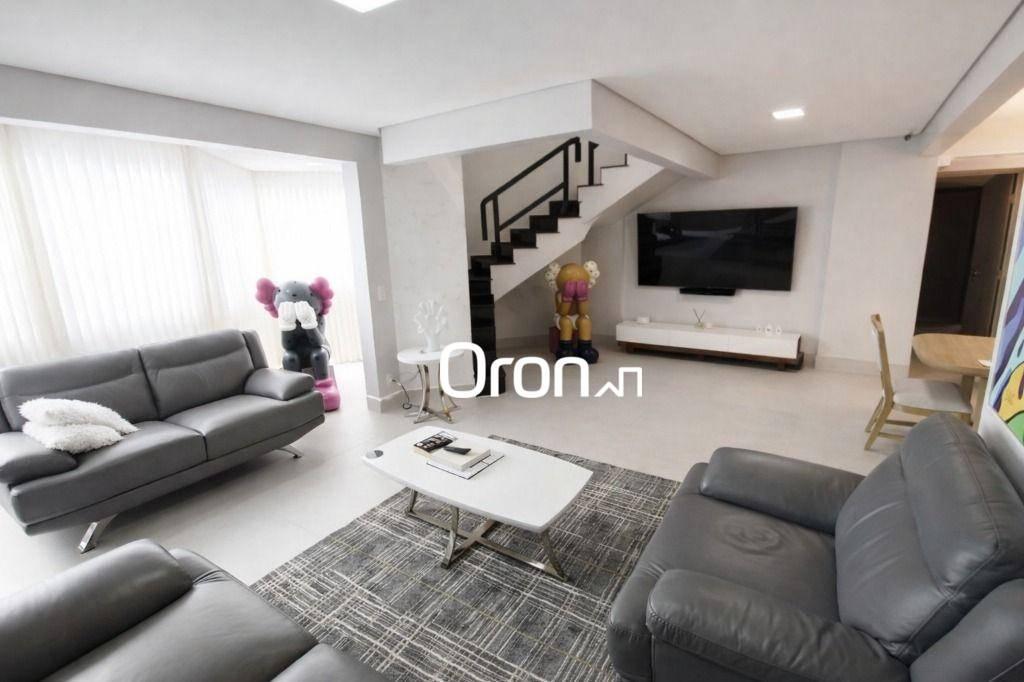 Cobertura mobiliada com 4 dormitórios à venda, 305 m² por R$ 2.300.000 - Setor Oeste - Goiânia/GO