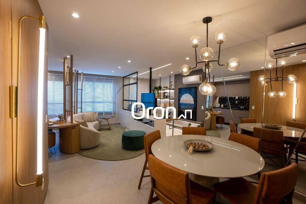 Apartamento mobiliado com 2 dormitórios à venda, 87 m² por R$ 1.150.000 - Setor Bueno - Goiânia/GO