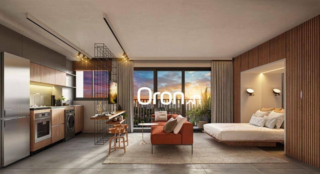 Studio com 1 dormitório à venda, 43 m² por R$ 411.000,00 - Setor Marista - Goiânia/GO