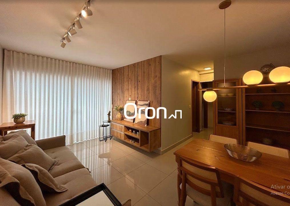Apartamento mobiliado com 3 dormitórios à venda, 78 m² por R$ 670.000 - Jardim Goiás - Goiânia/GO